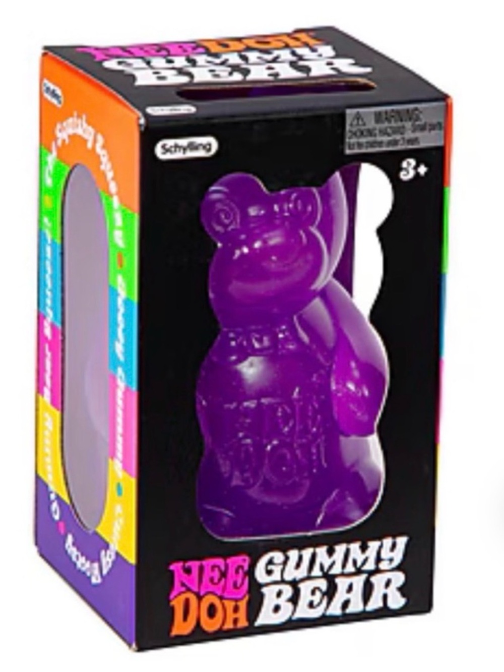 NeeDoh Gummy Bear Squishy Toy - Purple